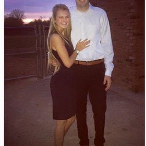 J. Crew black fit and flare dress size 00